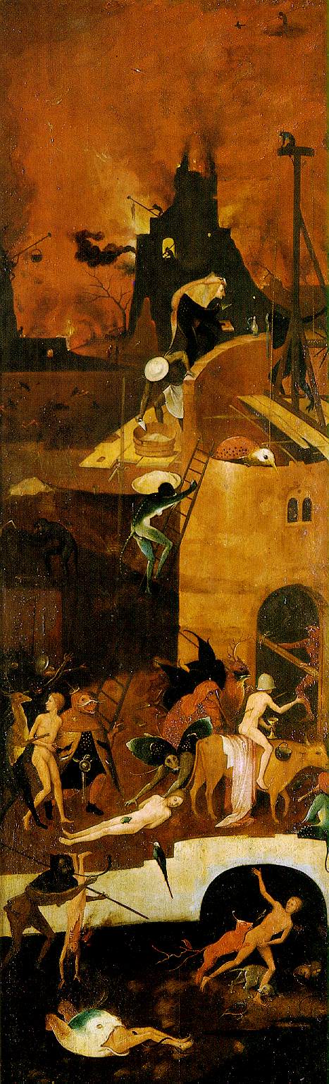 Это изображение Ада. КАКИЕ ЗАГАДКИ ХРАНИТ Босх. ВОЗ СЕНА. 1500-1502г?