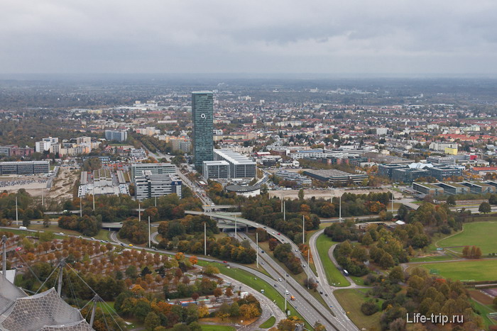 Мюнхен. Панорама современного Мюнхена фото