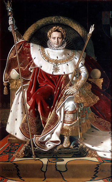 Наполеон в полном императорском облачении, Портрет Наполеона. фото