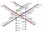 Схема метро в Минске
