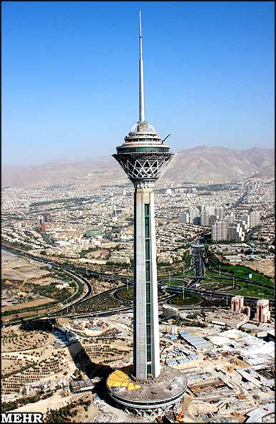 Фото Ирана. Тегеран. Телевизионная башня. фото