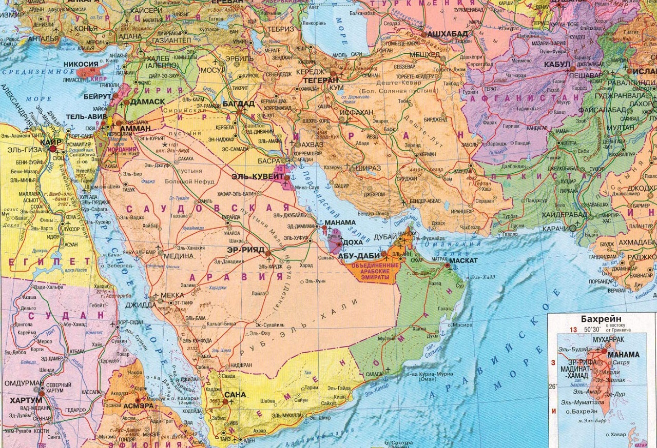 Карта Саудовской Аравии. Показать на карте. Эр-Риад. Мекка. Медина. Гденаходится Саудовская Аравия. Аравийский полуостров. Столицы ближневосточныхгосударств. Саудовская аравия. Иордания. Амман. Как называются Аравийскийполуостров. Персидский залив ...