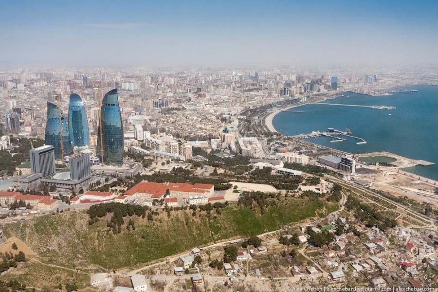 Панорама Баку. Фотография Баку. Город Баку