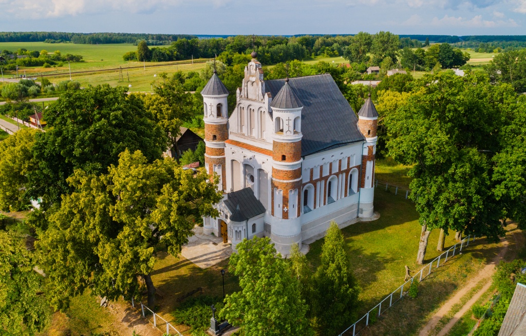 Панорама Маломожейковской церкви. Фотографии. Картинка