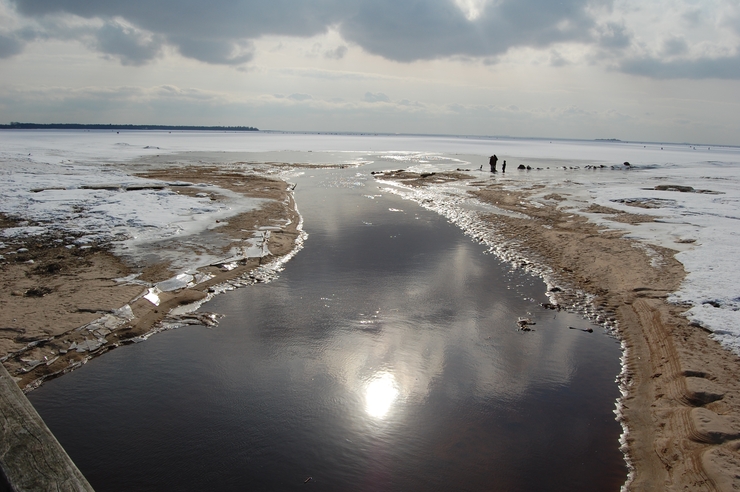 Река Сестра и виды Финского залива. Река Сестра. Фото. Картинка