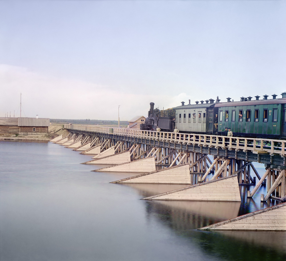 >Железнодорожный мост через реку Шую 1916 год. фото