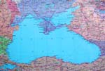 Фото. Карта Черного моря