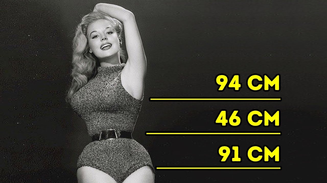 Фотомодель Бетти Бросмер 1950-е годы. Тонкая талия - большая грудь. 94 - 46 - 91. фото. картинка